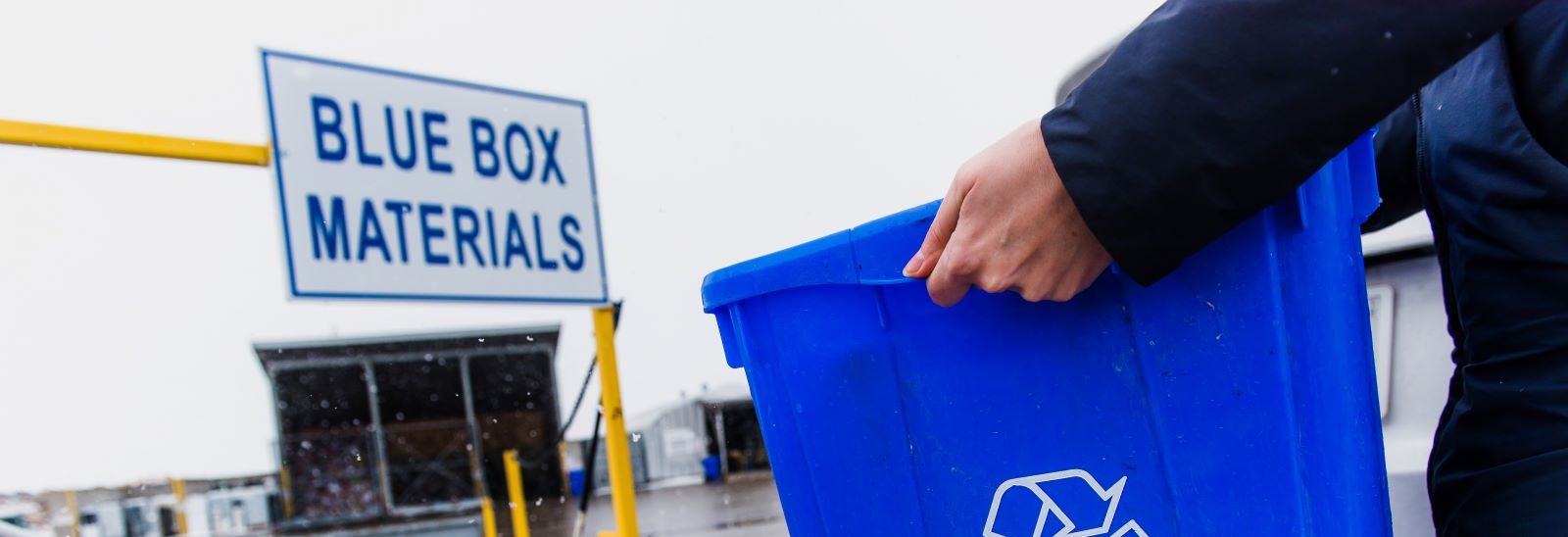 Blue box recycling