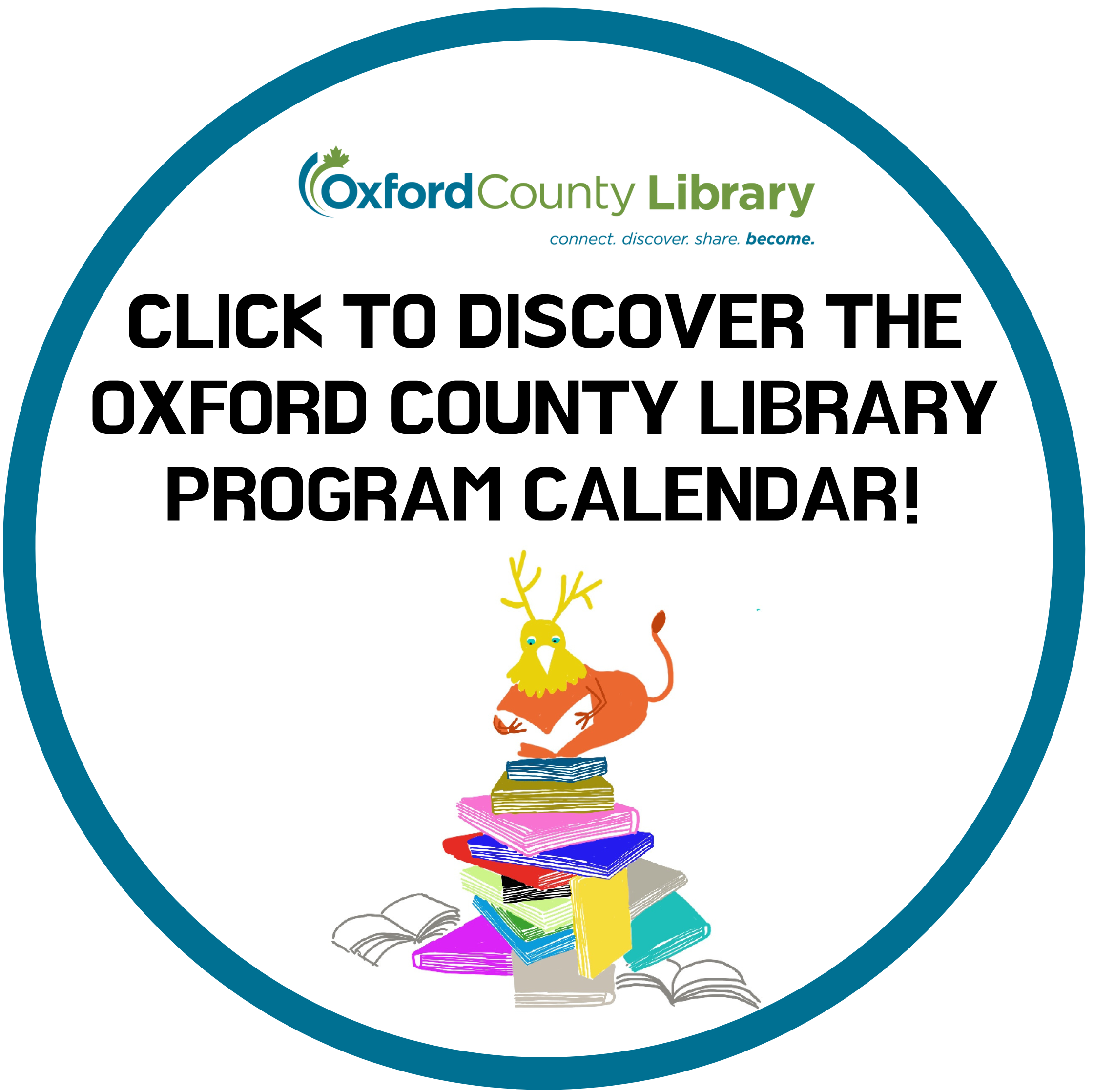 Click here to discover the Oxford County Library program calendar