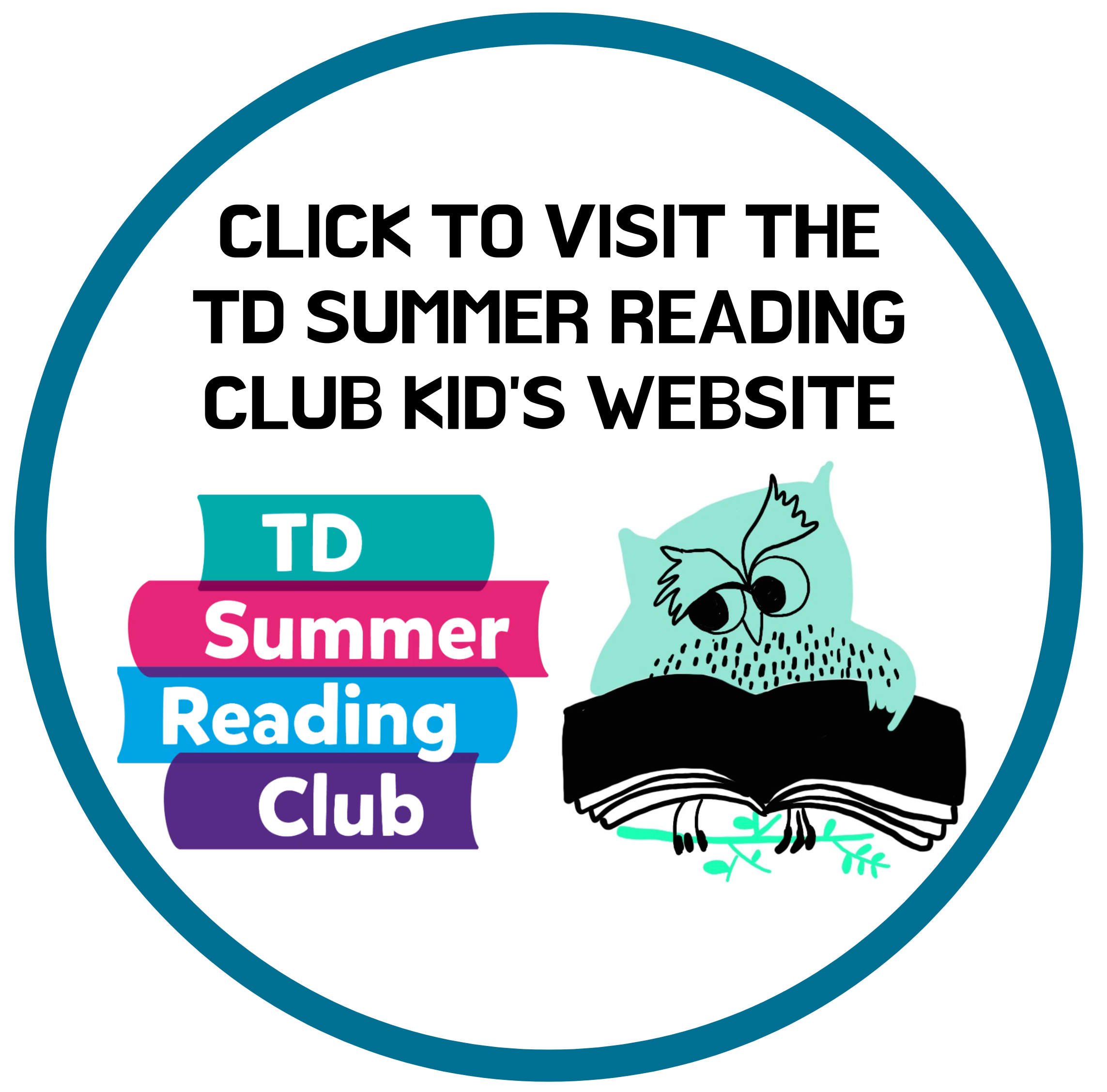 Click to visit the TD Summer Reading Club Kid's Website