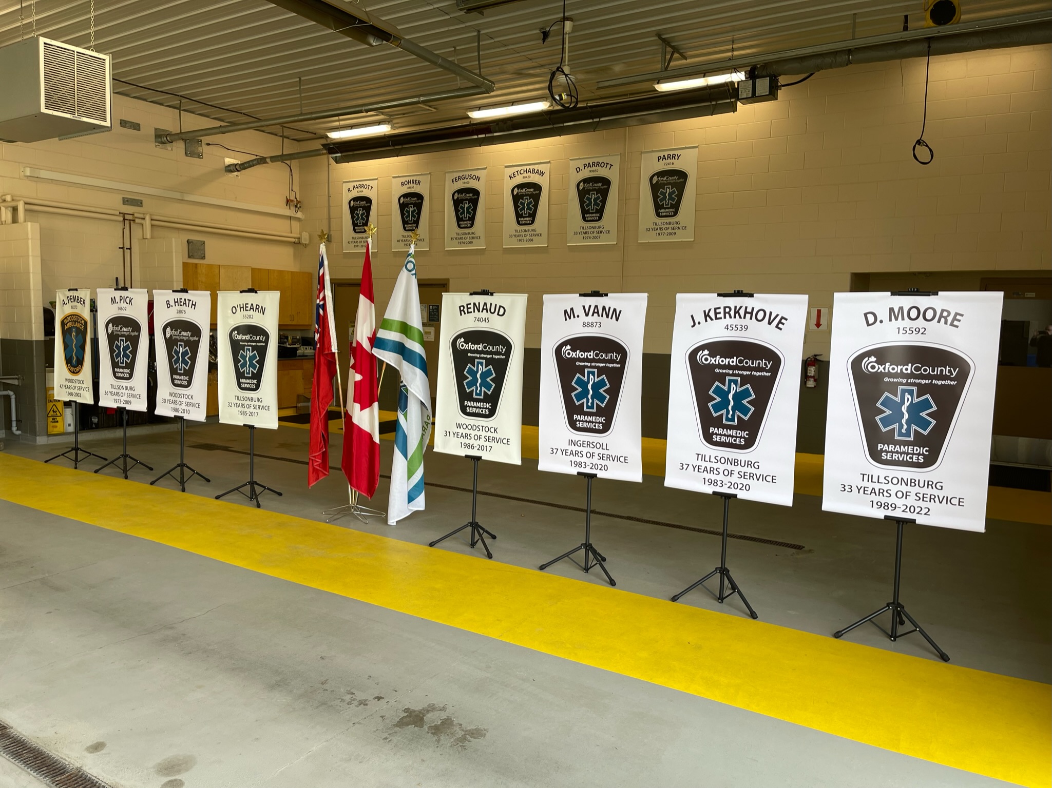 2023 Oxford County Paramedic Services banners