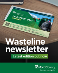 Cover of wasteline newsletter