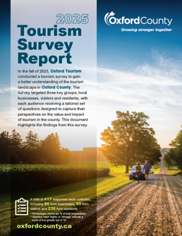 Cover of the 2025 Tourism survey report