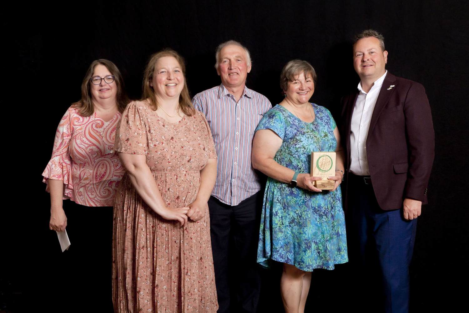 Golspie Dairy receiving their tourism award