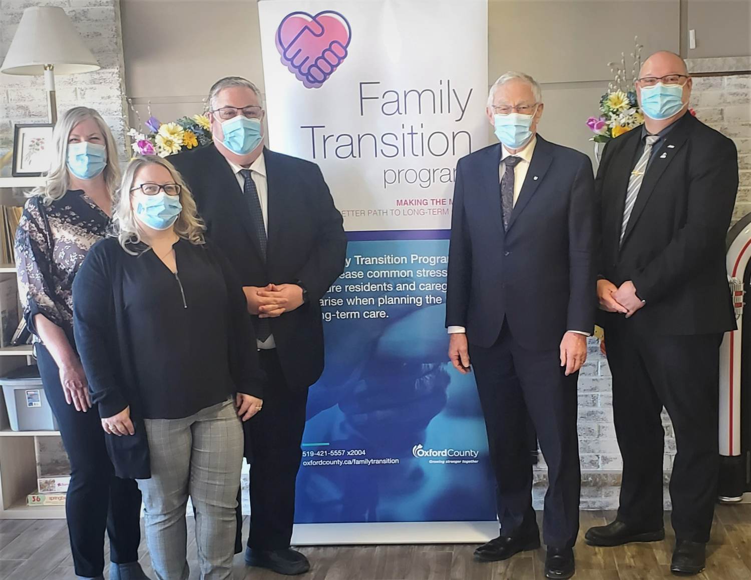 Woodingford Lodge Family Transition photo featuring Ernie Hardeman, Jerry Acchione and others 