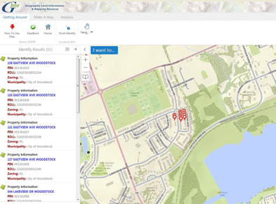 screenshot of GLIMR application