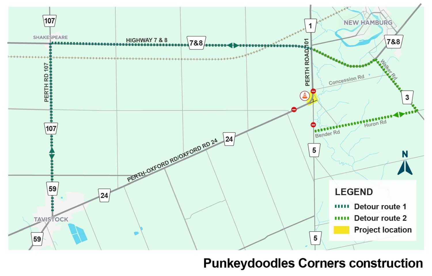 Punkeydoodles map simplified July 2024