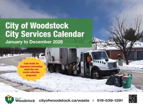 City of Woodstock City Services Calendar, January-December 2026
