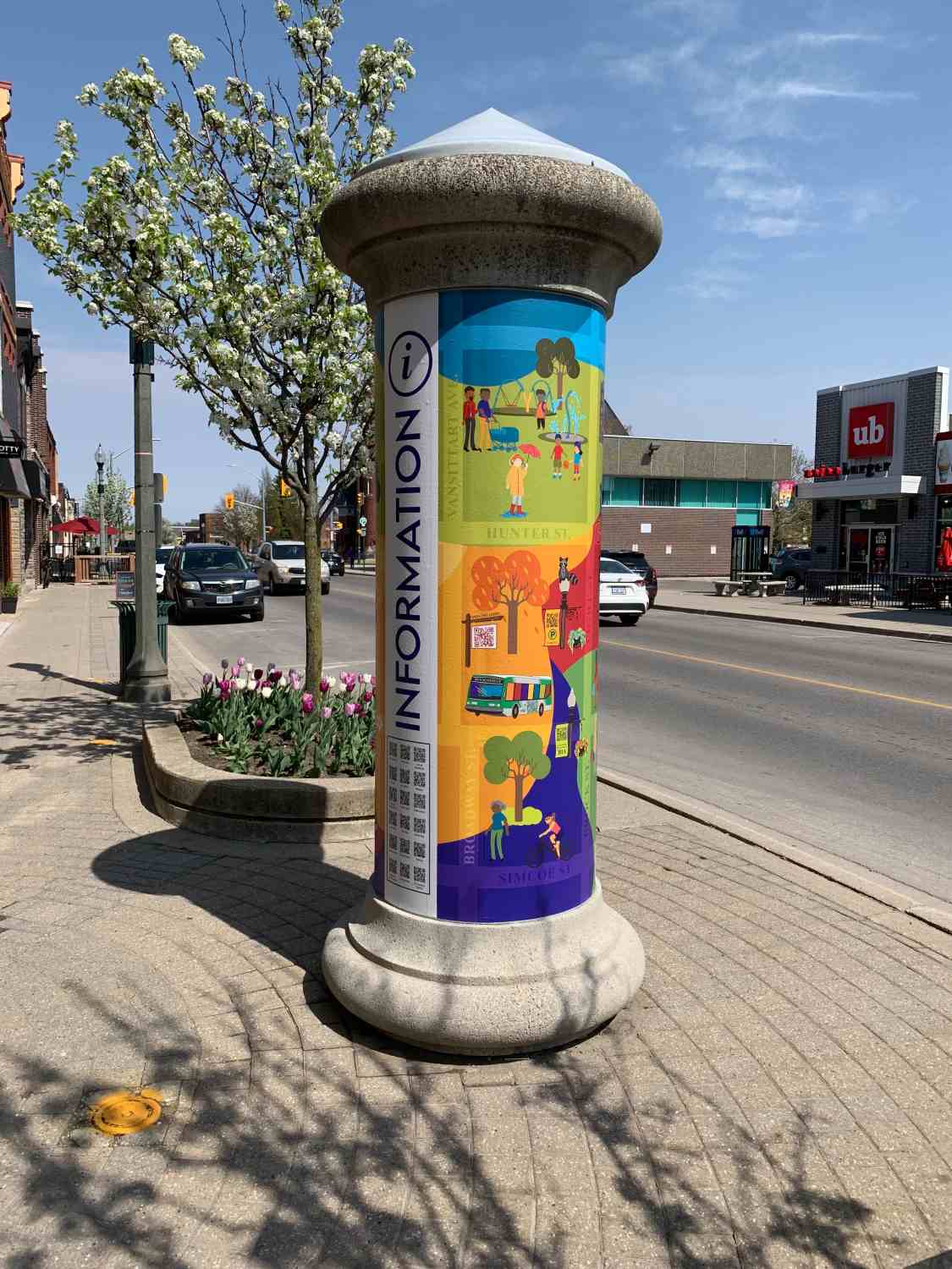 Photo of bollard wrap