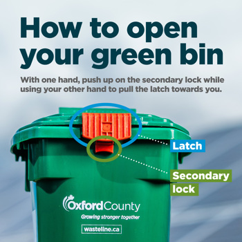 How to open your green bin