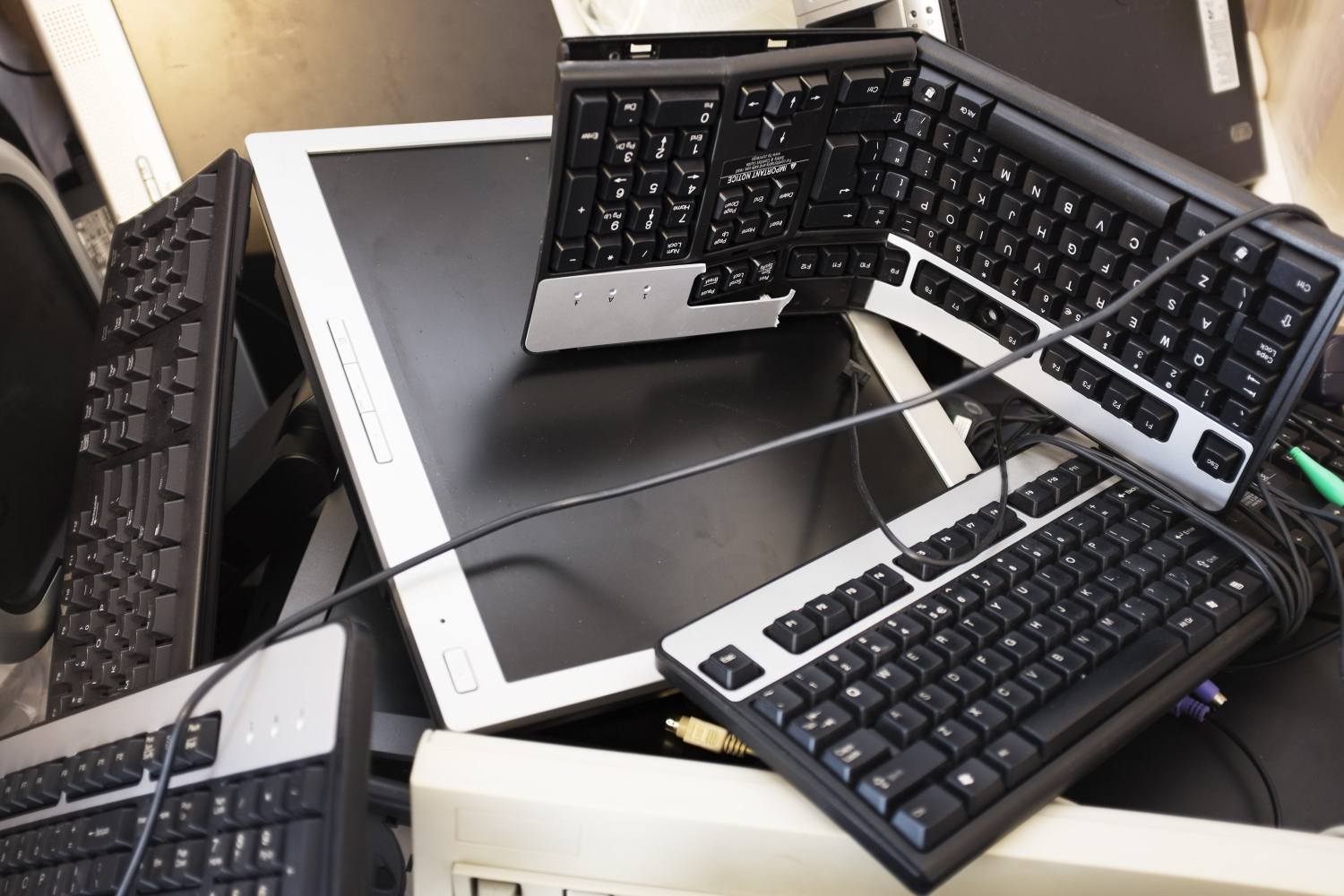 computers and keyboards
