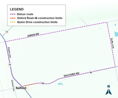 Oxford Road 46, SWOX detour route