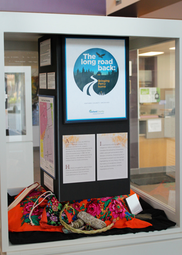 Oxford County Archives memorial display
