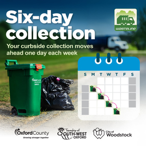 Six-day collection schedule image